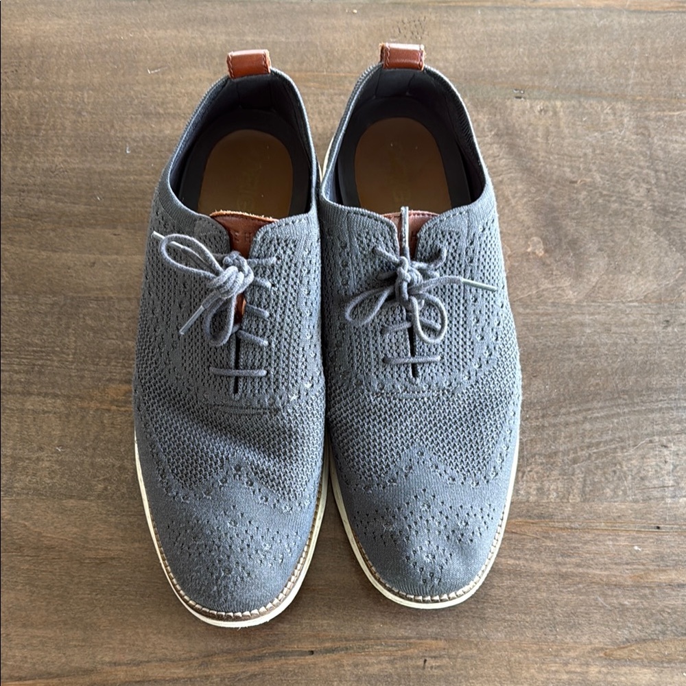 Gray Men's Oxford Shoes